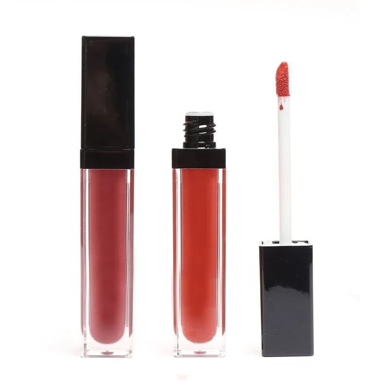 

Hot Sell Vegan Private Label Led Light Lipgloss with Mirror tubes custom logo Lipgloss, 63 colors to choose