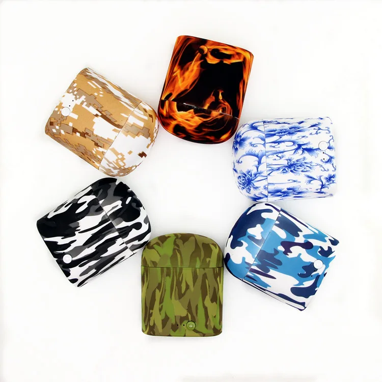 Camouflage Colors i7s TWS Blue tooth V5.0 Mini earphones Two ears calling Wireless Earbuds Stereo Headset With Charging Box