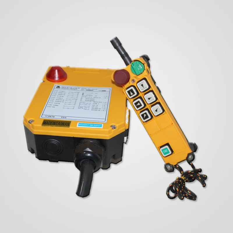 

Best price Tele Crane Performance Handhold Telecontrol F24-6d 2 Speed 6 Keys Wireless Industrial Remote Control For Overhead Cr