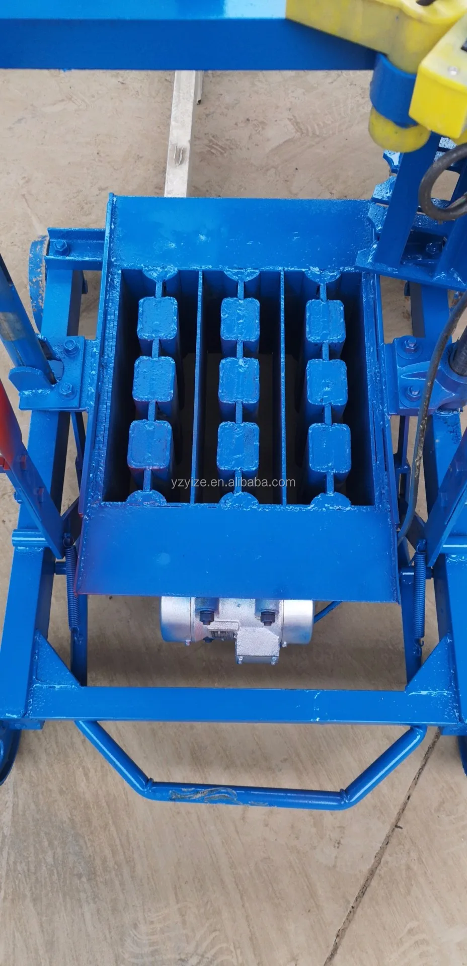 Mobile Small Manual Cement Brick Interlocking Tanzania Concrete Block