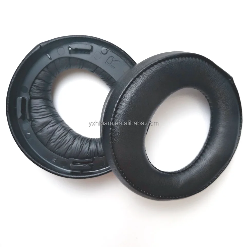 

Free Shipping Headphones Ear Pads Cushions Replacement Earpads Compatible with Sony Playstation PS3 PS4 Gold Wireless Headphones, Black