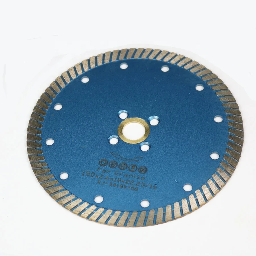 
6 Inch Turbo DIamond Dry Cutting Saw Blade For Granite 