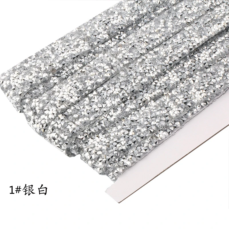 

Sparkle Diamond Mesh Banding Wholesale Diamond Mesh Crystal Rhinestone Ribbon in Roll, Multi colors