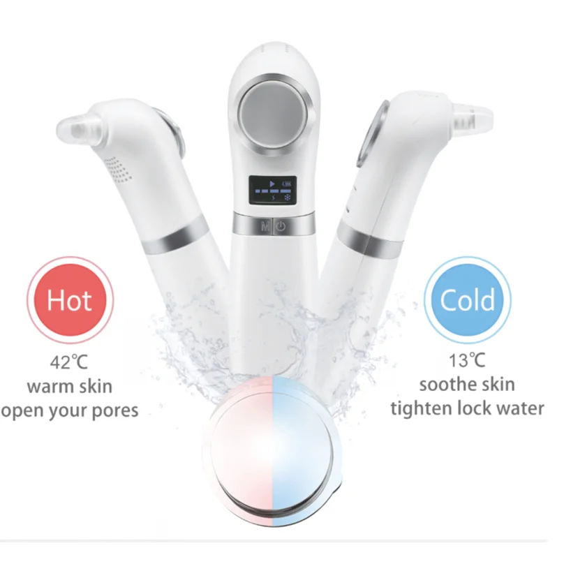 

2020 New Arrivals Skin Care Beauty Product Blackhead Remover Hot and Cold Face Cleansing Massager Pore Cleaner Anti Age Machine