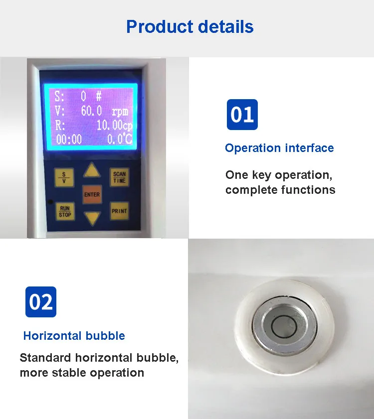 NDJ-8S Oil Paints Rotational Viscometer for Bitumen, Cosmetic