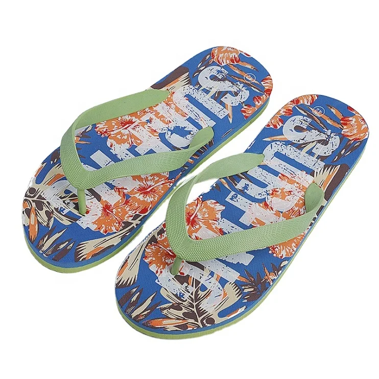 

2021 New Fashion Wholesale Arket Ladies Men Flip-Flops Slippers on Beach, Picture