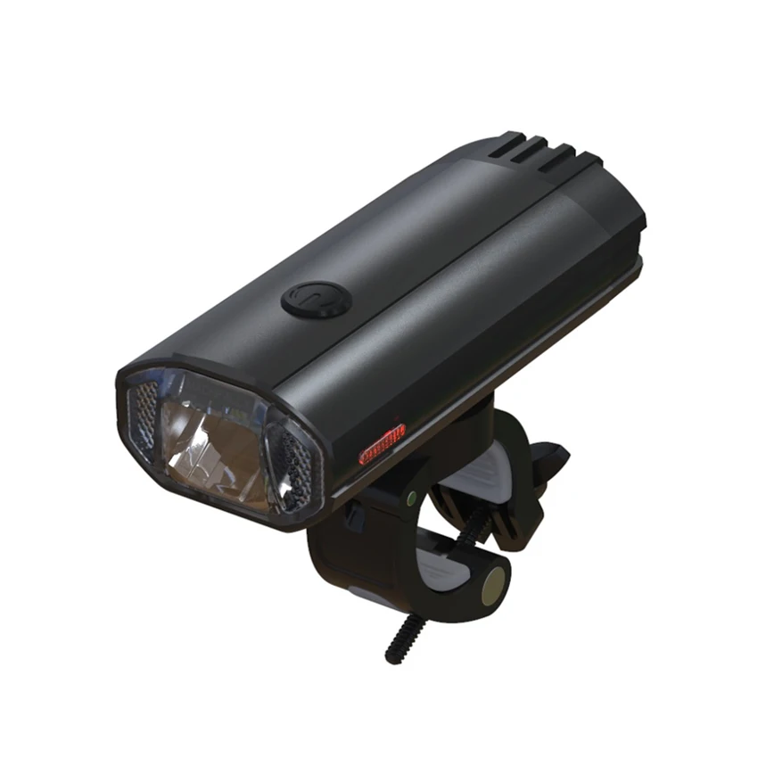 

Wholesales Hot Sales Aluminum Night Riding Super Bright Bike Lights Waterproof USB Rechargeable led Front Bicycle Light, Black