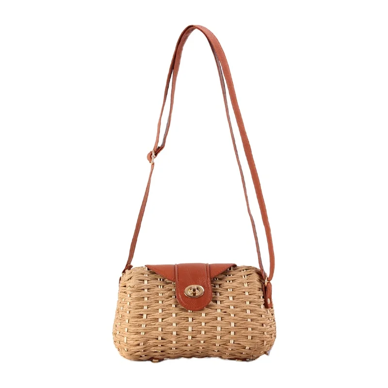 

Fashion Women's Bag Straps Shoulder Crossbody Paper Straw Shoulder Bag
