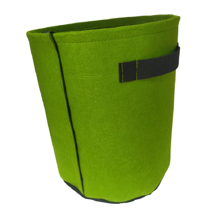 colorful colors biodegradable felt grow bag pot