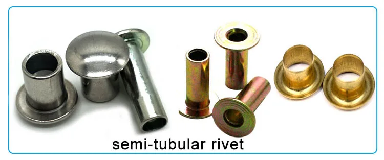 semi-tubular rivet