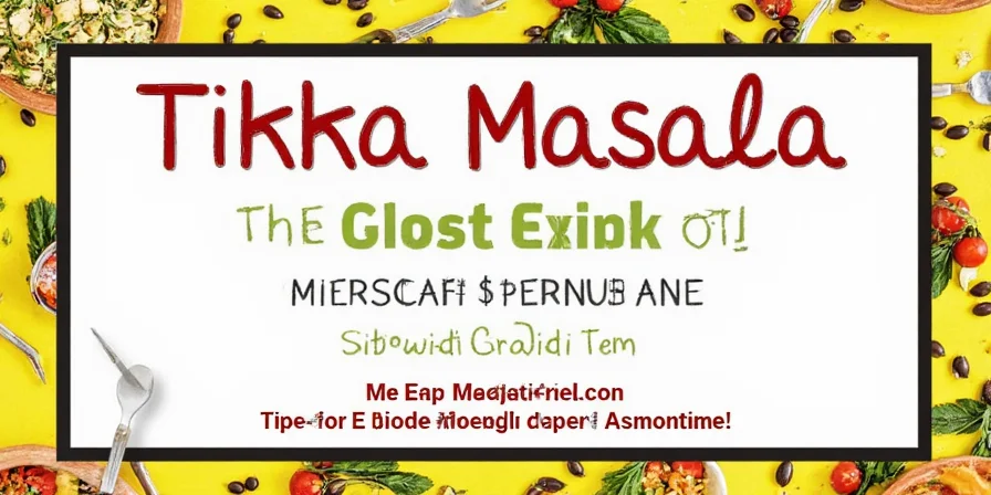 tikka masala seasoning a global spice journey with a dash of humor