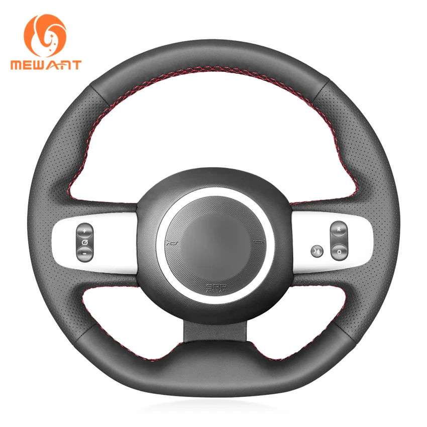 

Hand Sewing Artificial Leather Steering Wheel Cover for Renault Twingo 3 2014 2015 2016 2017 2018 2019