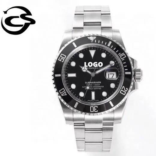 

Diver luxury mechanical watch Noob factory Luminous 116610 ETA 2836 Movement 904L Steel Rollexables Brand Hulk Watch
