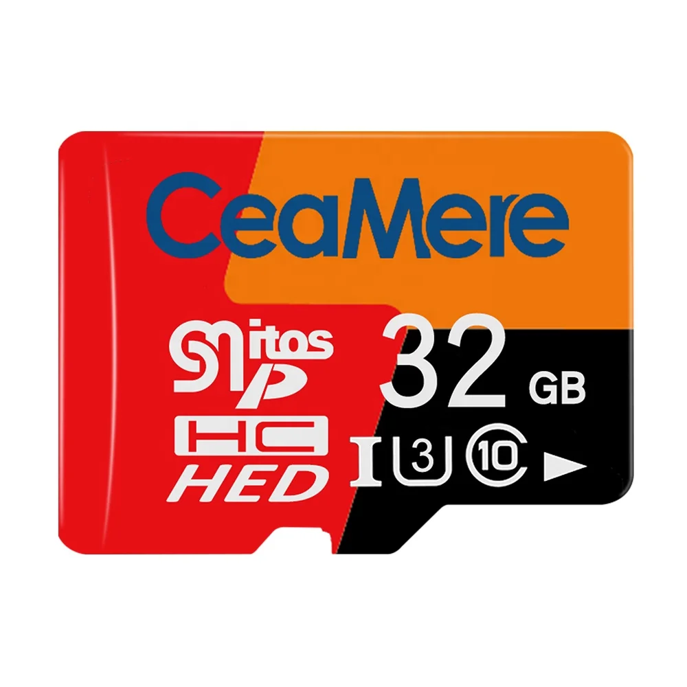 

100% Original Ceamere High Endurance Micro TF SD Card A2 V30 U3 64GB 128GB 4K Vidoe Recording Monitor Camera Micro Memory Card