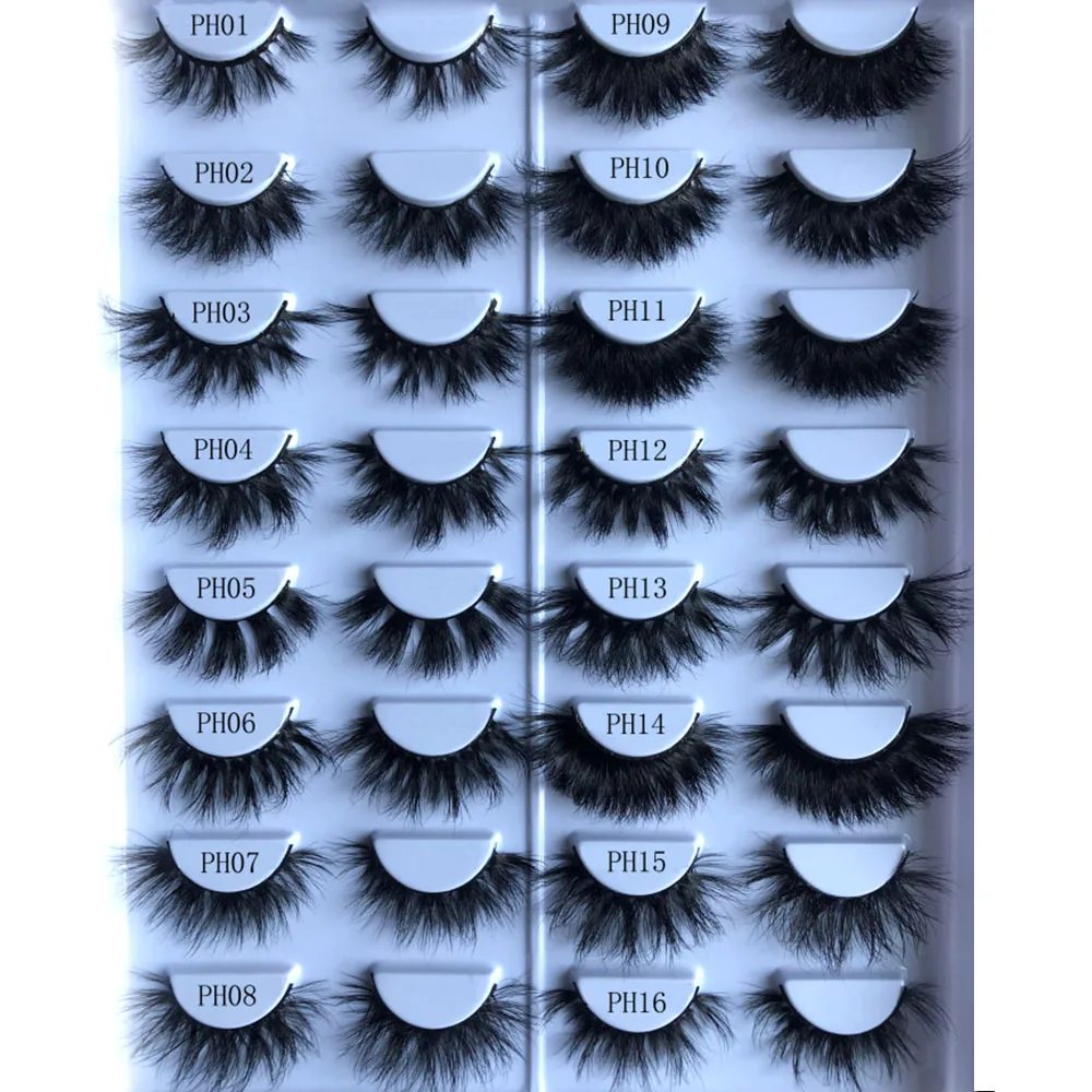 

China supplier siberian mink eyelash extensions 27 mm mink eyelashes