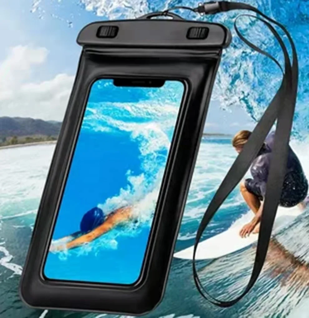 

YUANFENG Waterproof Phone Pouch/Case Floating Waterproof Cell Phone Pouch Universal PVC Clear Water Proof Dry Beach Bag