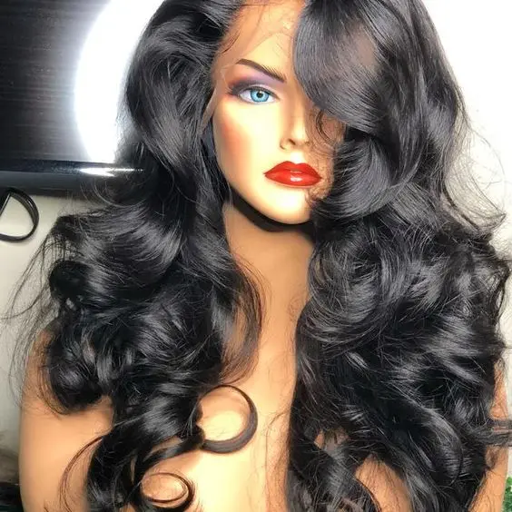 

200% density 100% virgin cuticle aligned hair full lace body wave wig
