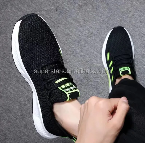 

wholesale casual fashion comfortable bereathable New Design Light Winter mesh PVC sole men running Sneaker