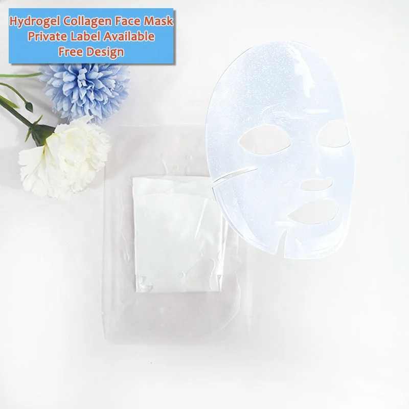 

Custom Private Label Collagen Moisturizing Hydrogel Face Mask Hydrogel Facial Sheet Mask