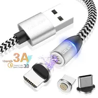 

USLION 1M Fast Charging Android Luxury Fishnet High Speed Data Sync Transmission Cable
