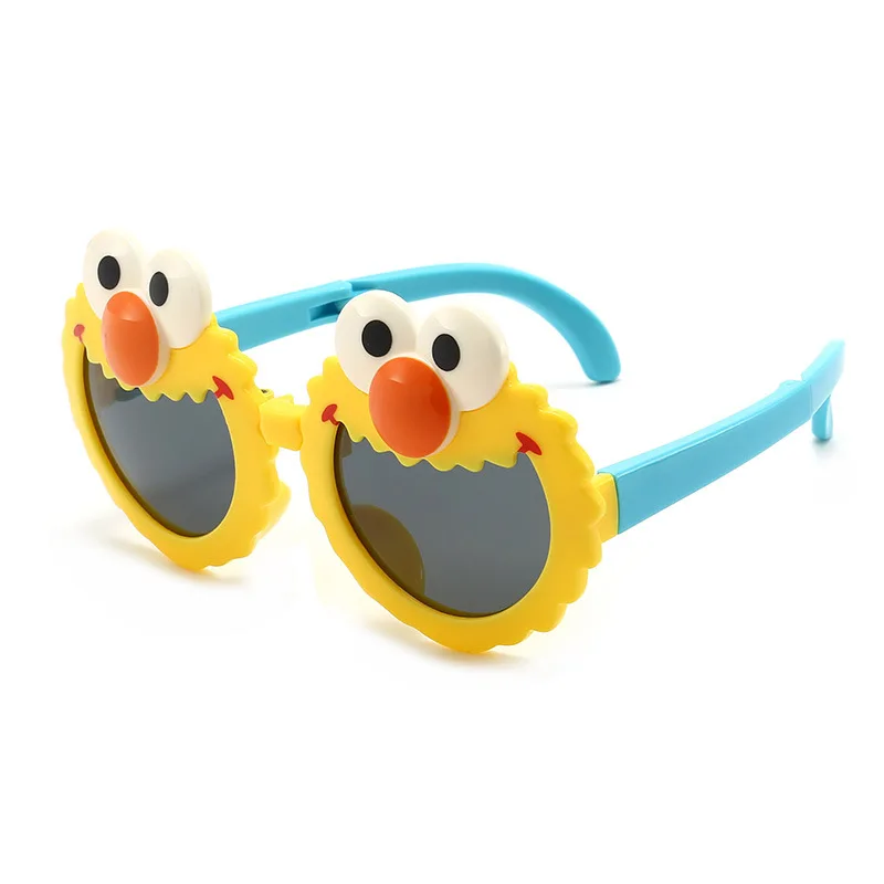 

2021 Fashion kids sunglasses Lil Girls and boys Sesame Street Eco Friendly Kids Sunglasses, 4 colors