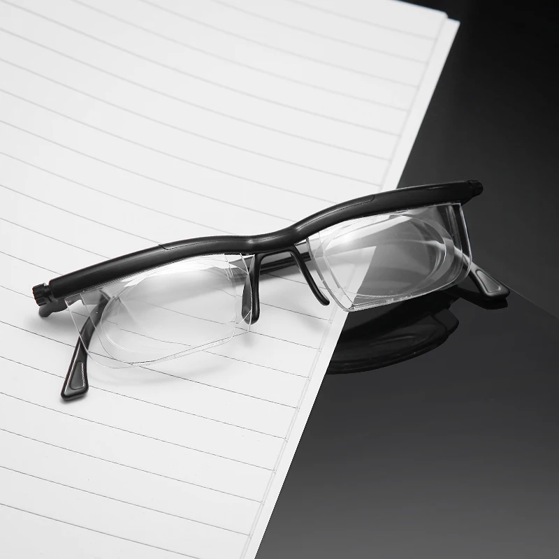 

Reading Glasses Myopia Adjustable Lens Eyeglasses -4D To +5D TR90 Variable Focus Distance Reading Glasses