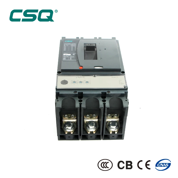 
CSQ 630A 3P Molded case circuit breaker from China supplier black color 4p MCCB CE test new design circuit breaker 