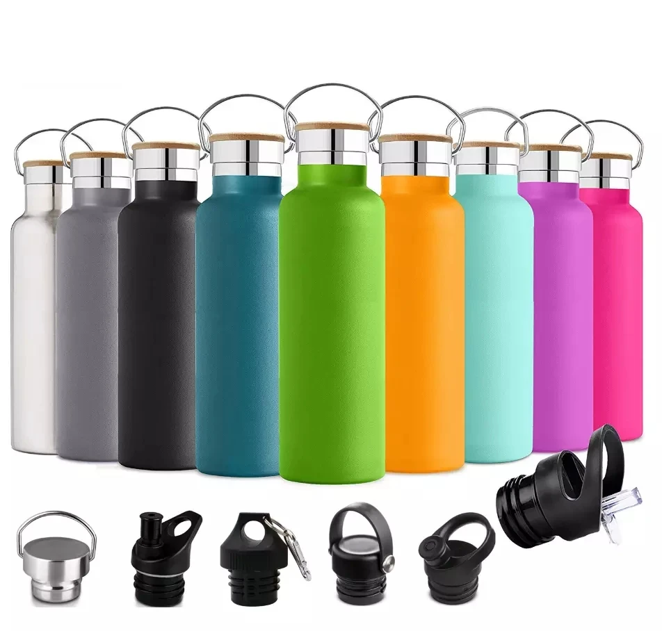 

Amazon Top Seller 2019 500ml/ 750ml Powder Coated Durable Double Wall Insulated Stainless Steel Water Bottle, Customized color