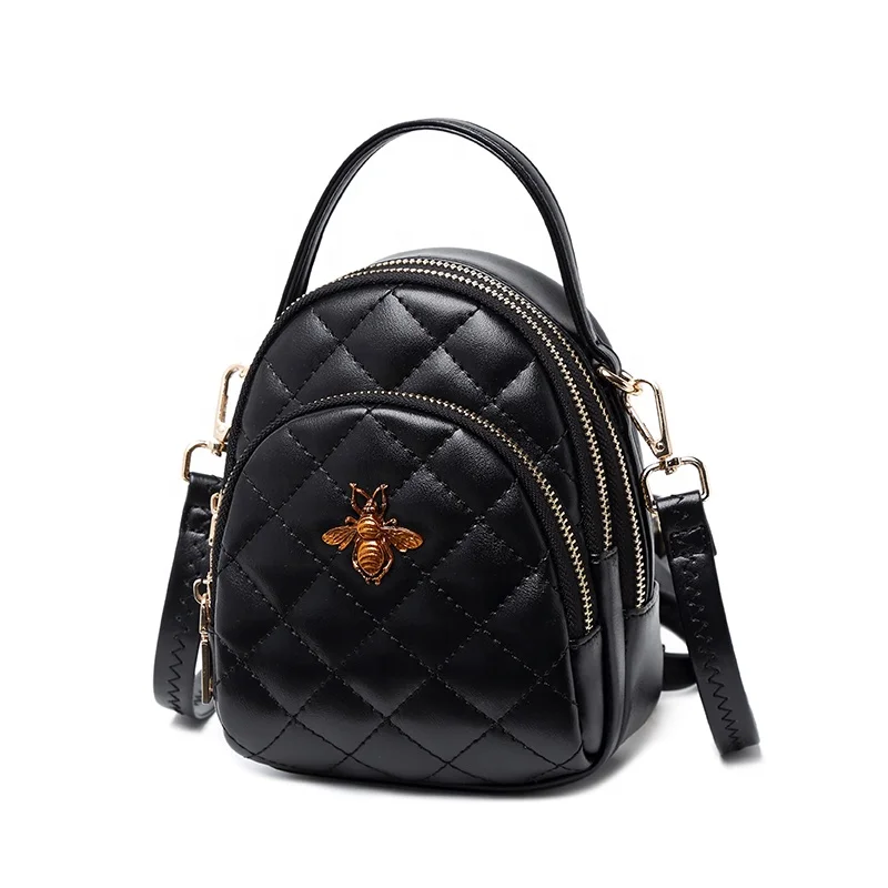 

MIYIN 2021 New Korean Small Bee decoration bag black single shoulder High quality fashion bag