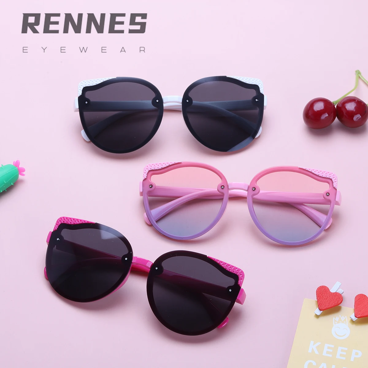 

Rennes 2021 new children's sunglasses trendy sunglasses boys and girls cute sunglasses
