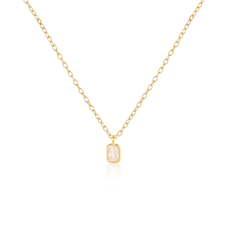 

ROXI s925 sterling silver colorful zircon fashion 18k gold necklaces jewelry 2021