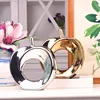 Fashion Modern Ceramic Golden Color Apples Furnishing Articles Hollow Out Apple Craft Ornaments Simple Home Decoration