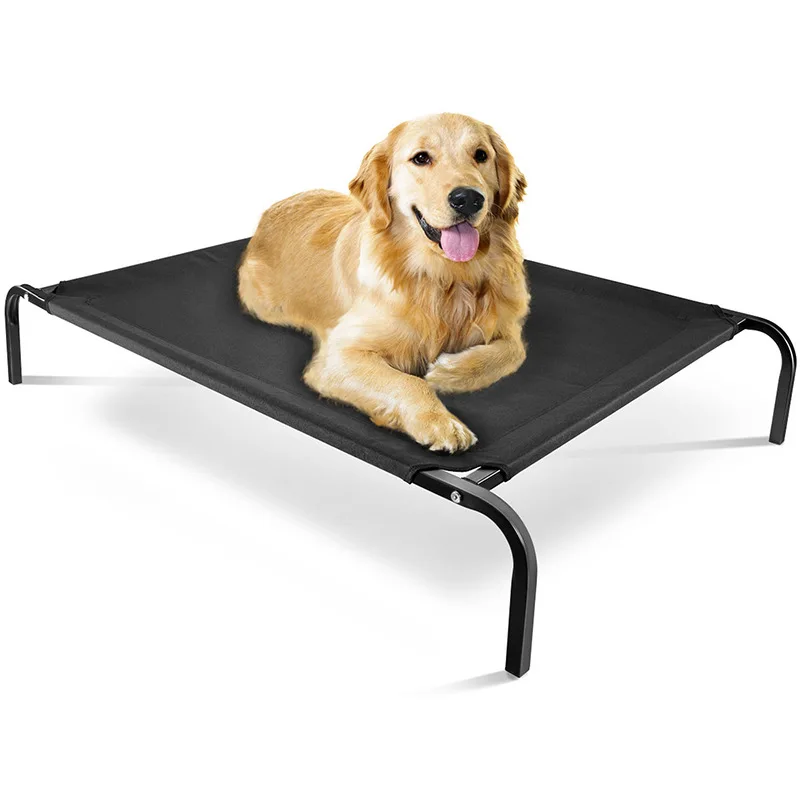 

Outdoor Travel Heavy Duty Portable Original Elevated Dog Cot Bed Waterproof Elevated Dog Cot Bed For Camping, Black