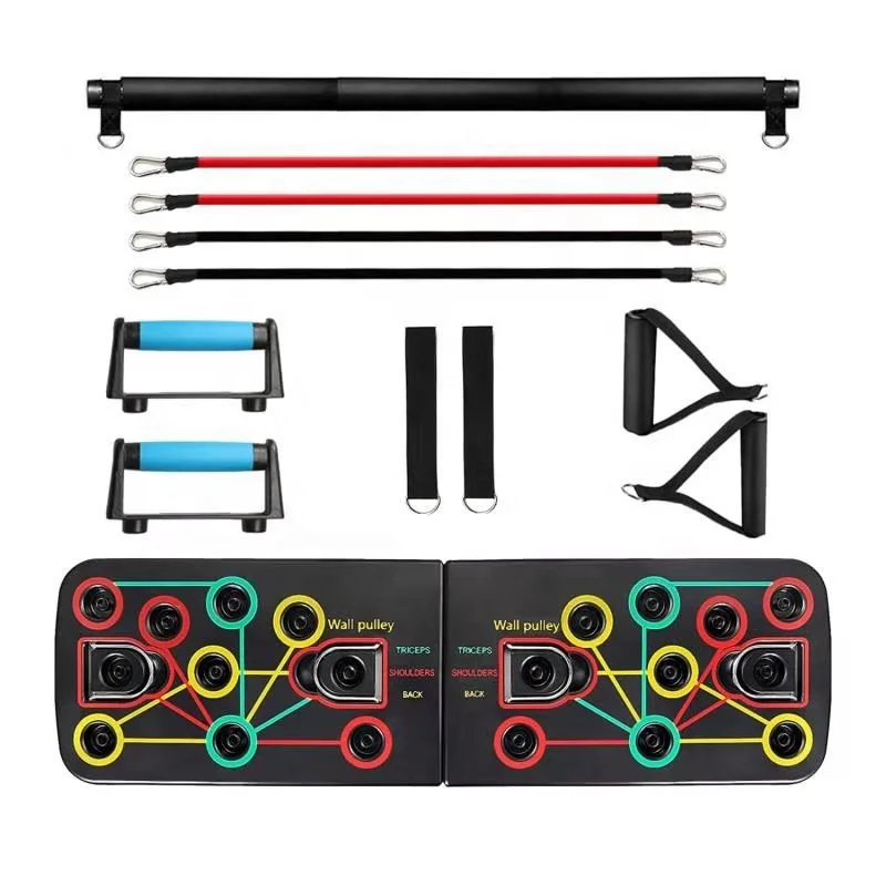 

Home Workout Equipment Push Up Bar with Push Up Board for Exercise, Customized color
