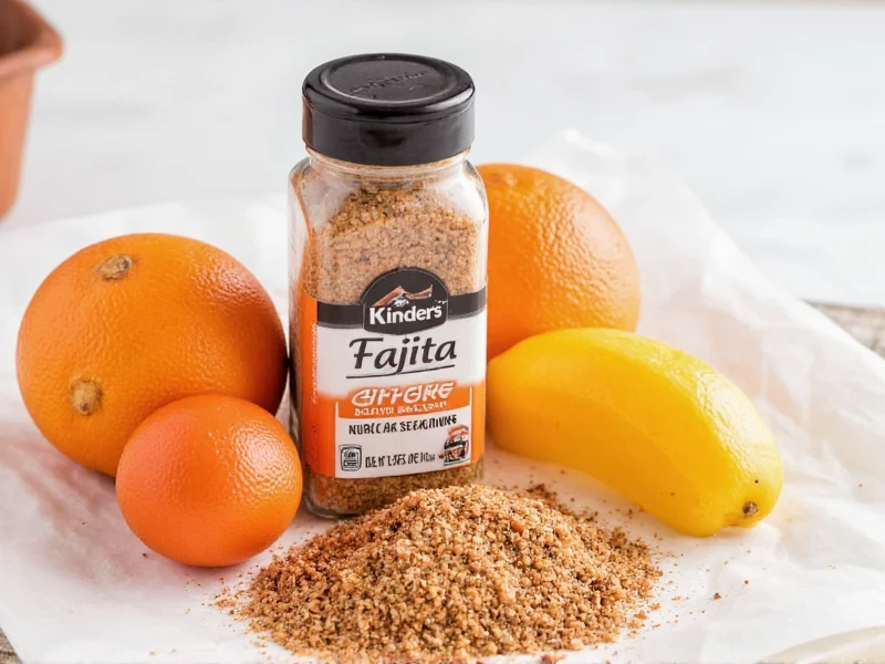 Kinder's Fajita Blend Seasoning with Citrus Explained