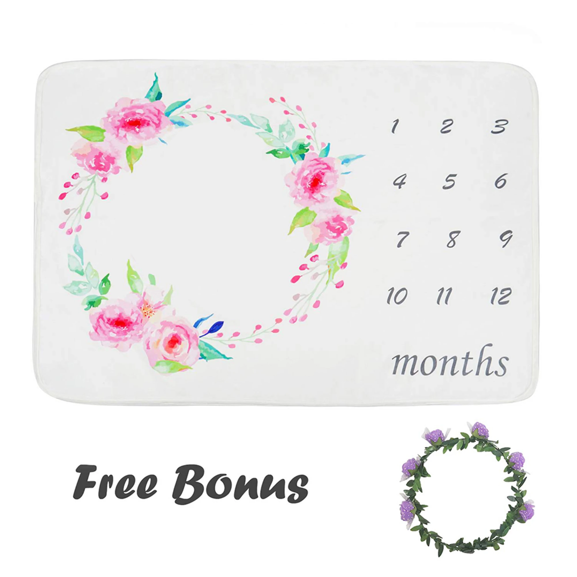 
Kids Babies Age Group 100% Polyester Material Baby Milestone Beagle Blanket Fleece Blanket 