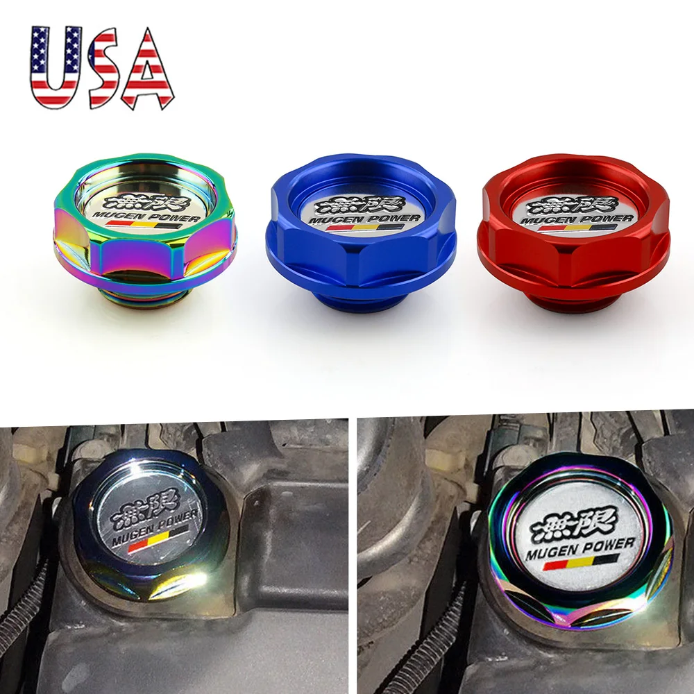 

FREE SHIPPED FROM USA Oil Fuel Filter Racing Engine Tank Cap Cover For HONDA, Black, gold, blue, silver, red, purple,neo chrome