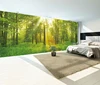 Forest full scene 3d wallpaper jungle home decor wall murals