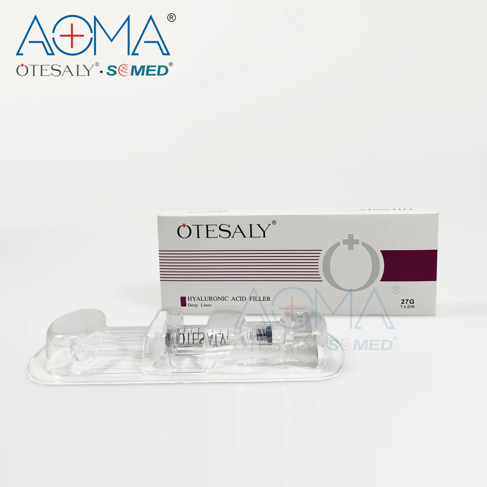 

CE approved OTESALY 2ml deep BDDE cross linked dermal filler For deep wrinkles nose lips cheek chin