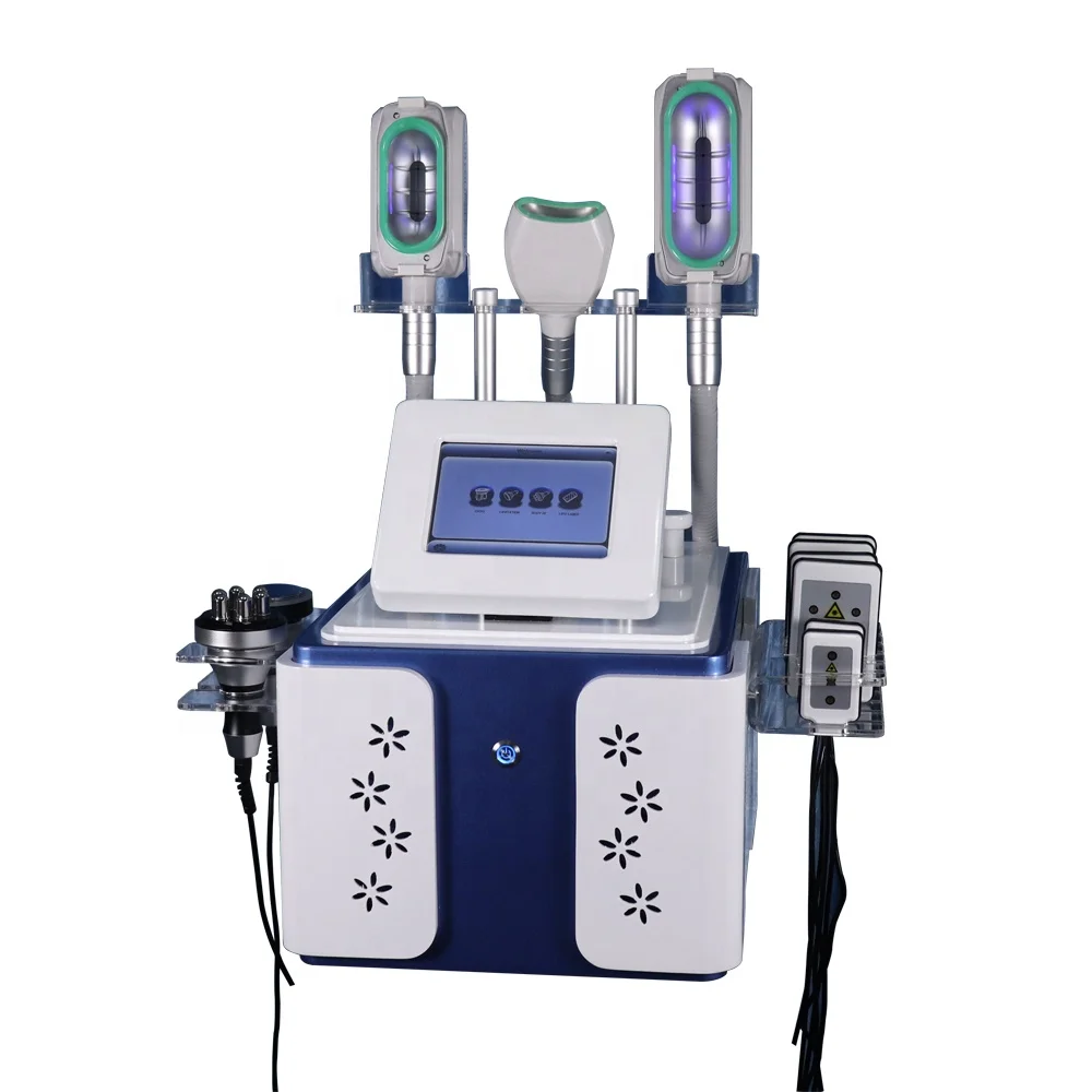 

Niansheng 360 Body Shaping Cryo Cavitation Rf 5 handles With lipo laser Fat Freezing Slimming Machine