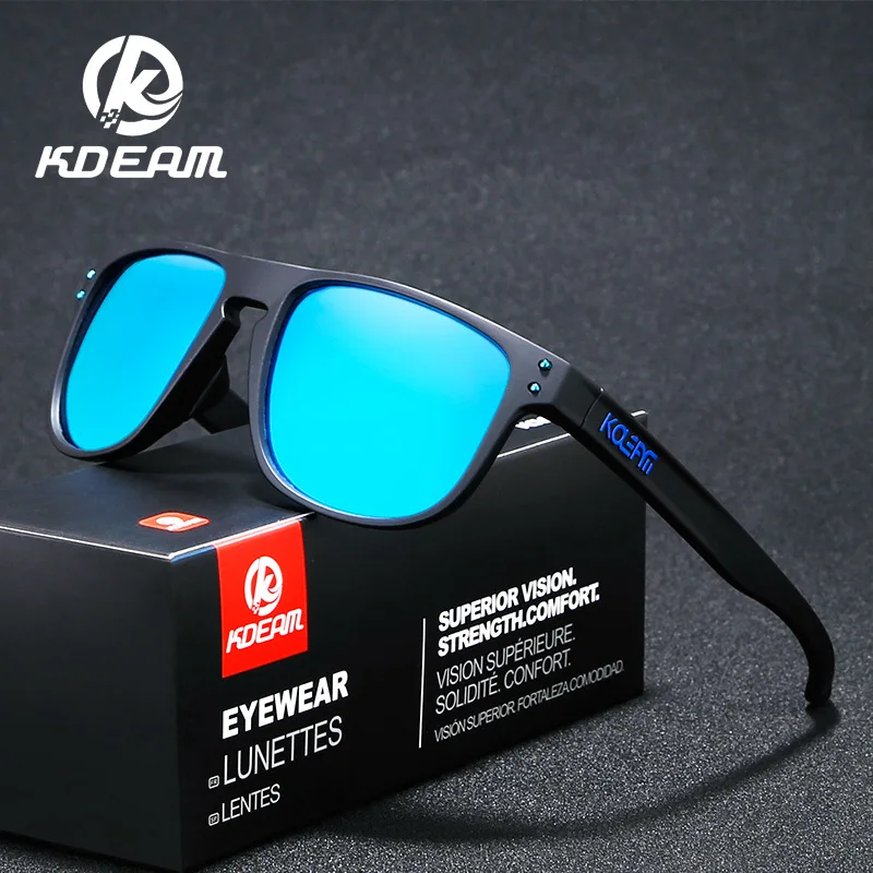 

Kdeam 2021 new Latest Sports Polarized Sunglasses Men UV400 TR90 Frame Custom logo Sun Glasses Kd9377, Picture colors