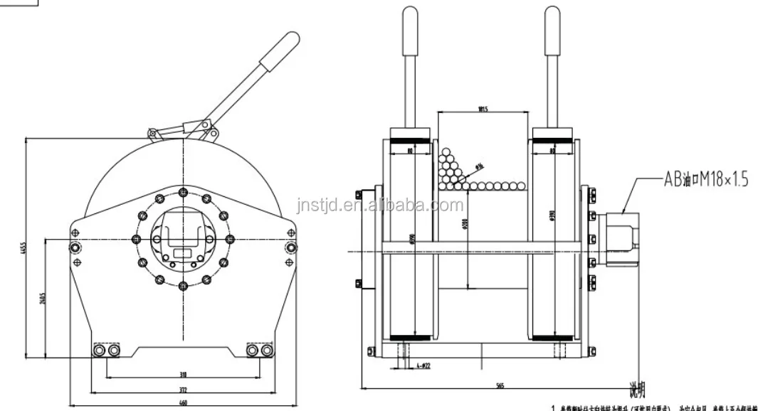 2 Ton Hand Brake Clutch Winch Hydraulic Winch Buy 20 Ton Hydraulic