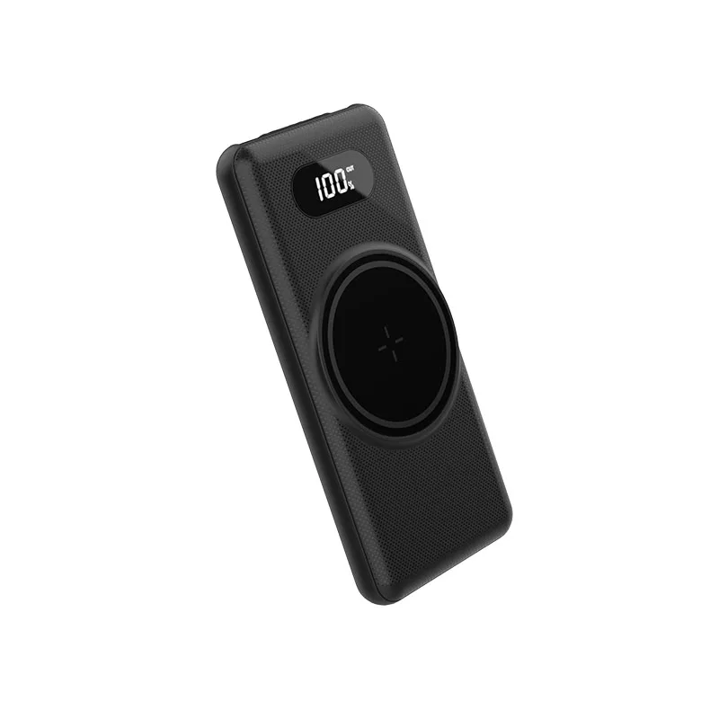 

Hot Sale Power Banks 10000mAh Power Bank Magnetic Wireless Power Banks Charger, Black white red blue