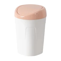 

Stylish Trash Can Bin With Lid Waste Can Waste Bin Press Ring PP Material