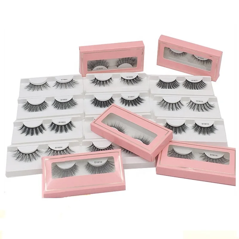 

1 Pairs 3D Faux Mink Eyelashes Lashes Dramatic Eyelashes Natural Thick False Eyelashes Volume 3D Mink Lashes Faux Cils