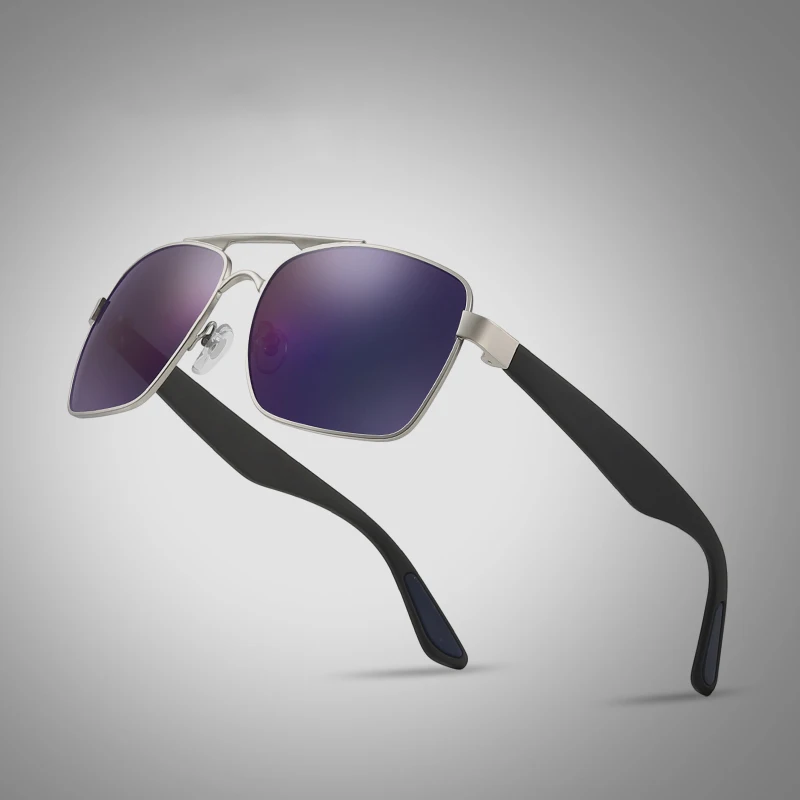 

Stylish classic flying glass lens metal UV400 sunglasses