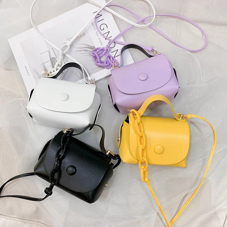 

2021 fashion hot sale mini coin purse chain bag handbag shoulder messenger bag, White, yellow, purple, black