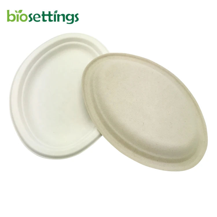 

PFAS FREE Eco reusable disposable natural/white color bamboo plates support supplier bulk bamboo bamboo baby plate