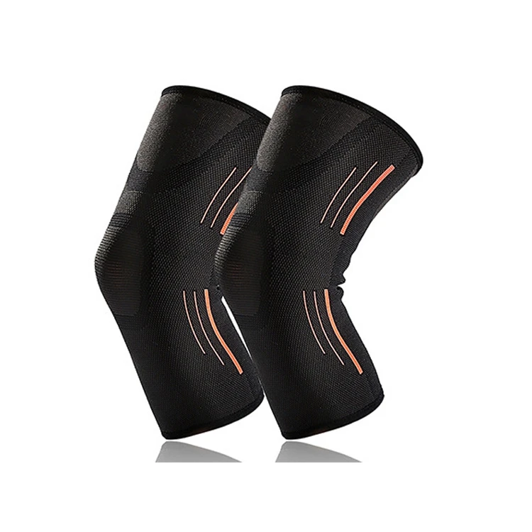 

New desgin Customized Color Adjustable Compression Knee Brace for outdoor sports, Green, orange, basic;green, orange, upgrade