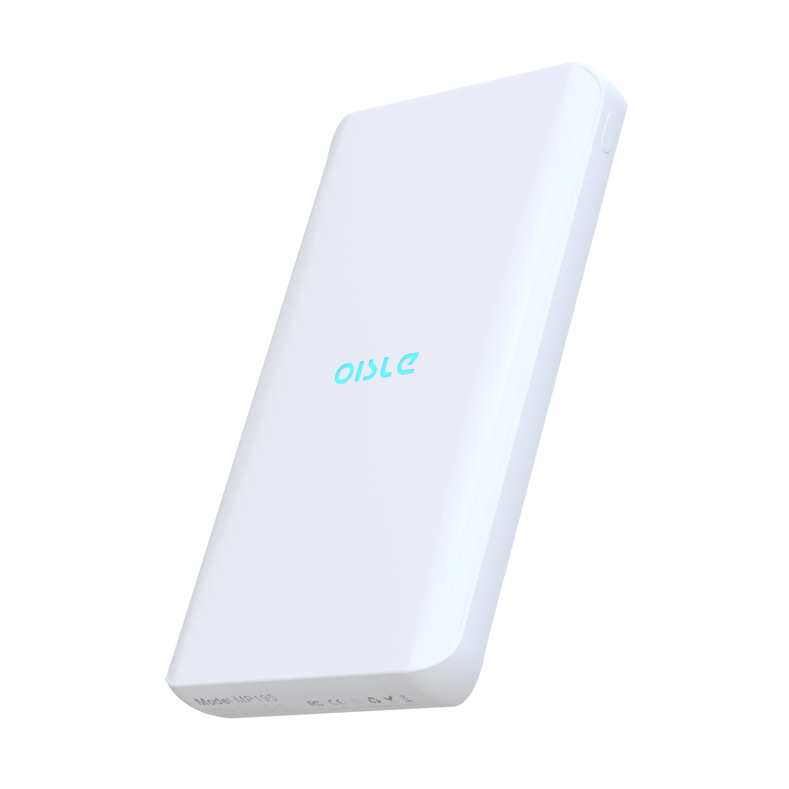 

OISLE ultra slim Mini Portable Magnetic Wireless Charger Power Bank 10000mah Quick Charge Wireless Power Station, White, black, blue, pink, red